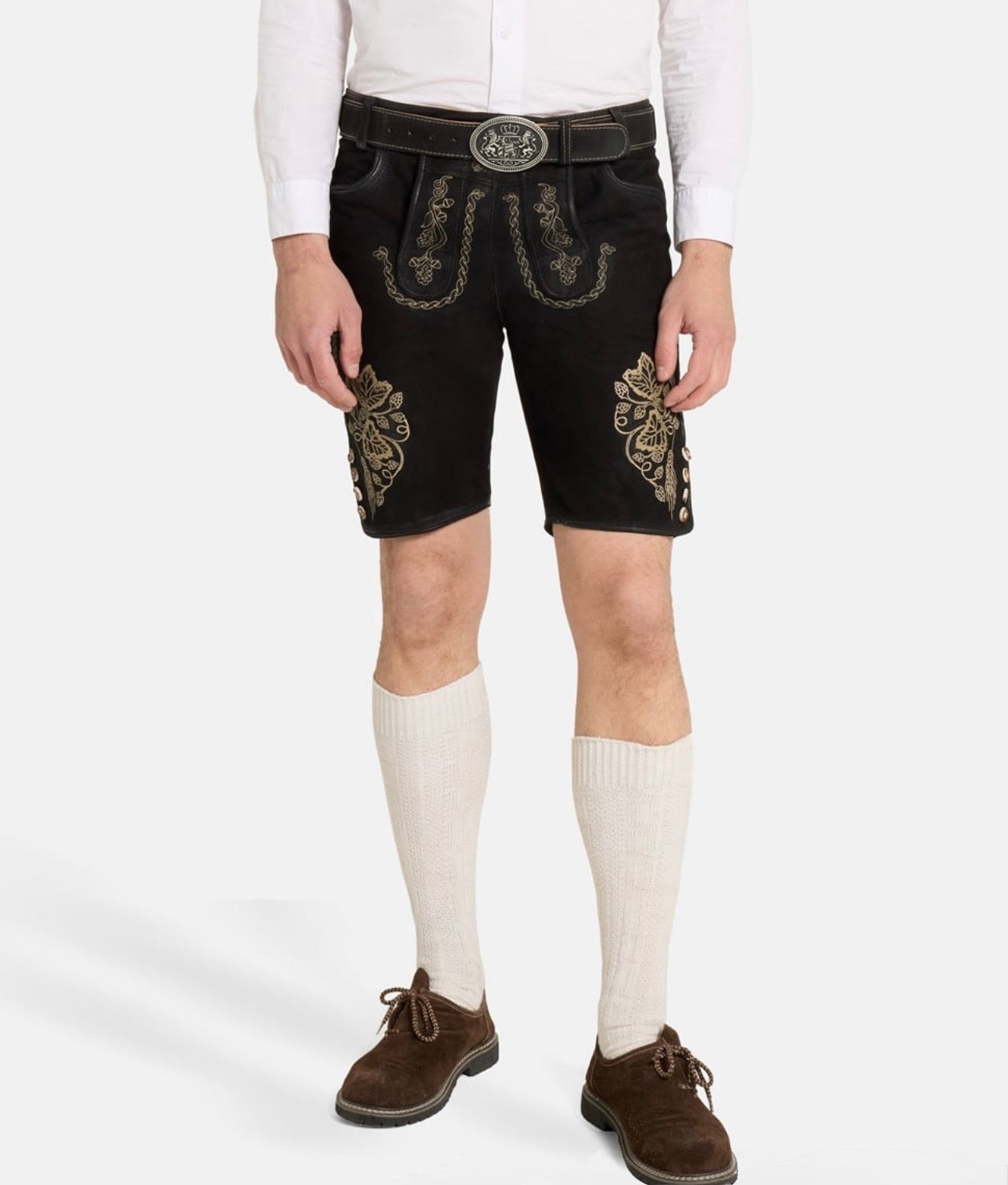 Black Leather Lederhosen