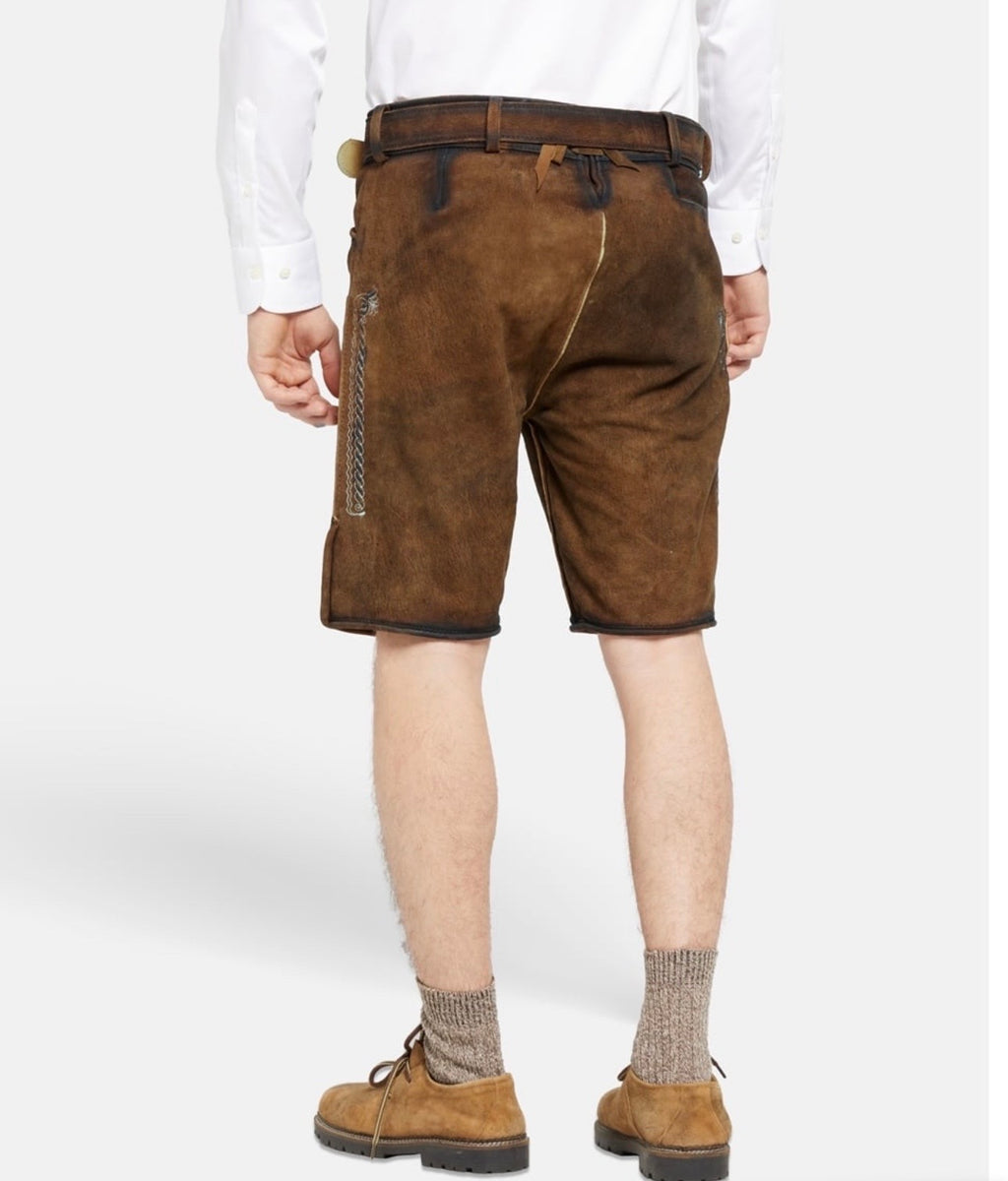 Lederhose Traditionell Braun